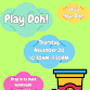 Make Play Doh! (for Ages 3-5 w/ Caregiver) event image