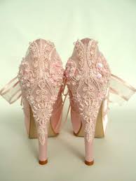 Sleeping Beauty Pink Wedding Shoes Baby Pink Lace Wedding Heels Perfect Bridal Shoes For A Fair In 2020 Pink Wedding Shoes Pink Heels Wedding Sleeping Beauty Wedding