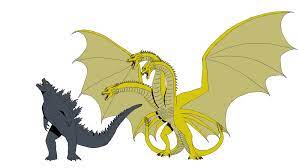 King ghidorah (ゴジラvsキングギドラ, gojira tai kingu gidora) is a 1991 japanese kaiju film written and directed by kazuki ōmori and produced by shōgo tomiyama. Size Comparison Between Godzilla And King Ghidorah By Dinosaurraptorman On Deviantart