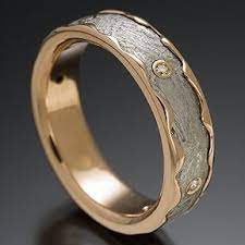 This Is It A Meteorite For My Geologist Meteorite Ring Steel Jewelry Jewelry