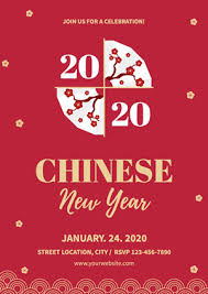 Name place cards for chinese new year. Free Chinese New Year Poster Designs Designcap Poster Maker