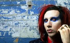 Marilyn manson background for laptop, 419 kB