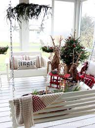 Cozy Christmas Screen Porch Christmas Home Christmas Porch Decor Cozy Christmas Decor