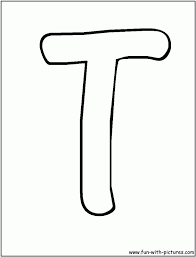 T is for coloring page. Coloring Pages Alphabet Letter T Coloring Home