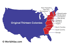 Buyers are responsible for return shipping costs. Thirteen Colonies Worldatlas