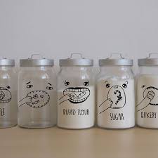 Ikea Burken Jars With Cute Label Images Decoracion Con Vinilos Vinilos Decoracion De Botellas