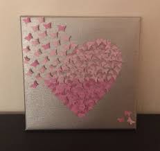 Bild Schmetterlinge 3d Leinwand Keilrahmen Rosa Silber Deko Wandbild Ebay Keilrahmen Silber Deko Wandbilder