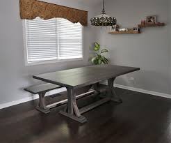 A Classic Our Thomas Pedestal Was Built Under This Solid Ash Top With A Natural Wavy Edge Finished In Our Smokey Water Color Pedestal Table Furniture Table
