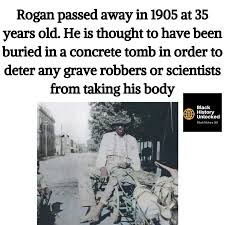 John William Rogan aka “Bud” was born in Hendersonville, Tennessee in 1867,  as the fourth of 12 children fathered by William Rogan, a former enslaved  person. Rogan was the tallest African descent
