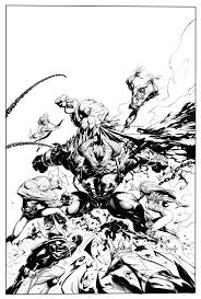 Black And White Comic Art Style Greg Capullo Drawing Superheroes Art Spiegelman Comics Artwork