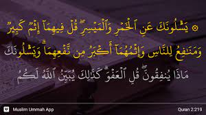 Surah al baqarah ayat 219. Al Baqarah Ayat 219 Youtube