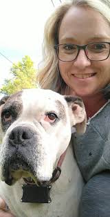 My girl Ava is 11 today. She doesn't have much gray, but she's had many  tumor scares and recently finished radiation treatment. She's had one knee  surgery, has another bad knee and