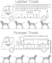 Black And White Fire Truck Fire Truck Coloring Page Enchantedlearning Com Fire Trucks Truck Coloring Pages Fire Fighter Birthday Party