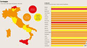 Per la zona rossa alla regione campania, emilia romagna, friuli venezia giulia, lazio, lombardia, marche, piemonte, puglia, veneto e alla provincia autonoma di trento. Colori Regioni Mezza Italia Verso La Zona Gialla Ecco Chi Cambia Domani Cronaca Quotidiano Net