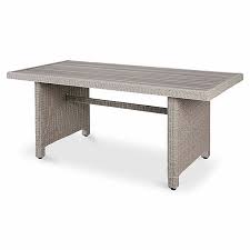Pourquoi ne pas opter pour une table haute de jardin ? Table De Jardin Mi Haute Praslin 166 X 86 Cm Castorama