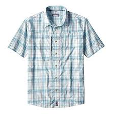 Patagonia M Sun Stretch Shirt Pelagic Radar Blue Free