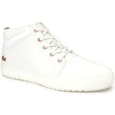129,99 € star star star star star_half 4,778 sur 5 (9 commentaires client) (9) voir les détails produit. Lacoste Ampthill Blanc Chaussures Basket Montante Femme 117 32
