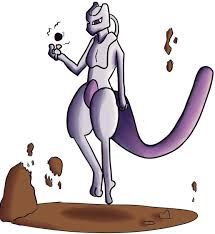 I Attempted To Draw Mewtwo From Memory Recently I Like How It Turned Out Pokemon It is bipedal and its likeliness resembles a cat.