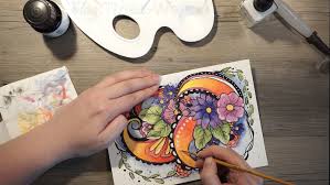 Weitere ideen zu muster zeichnung, zeichnung, zeichnungen. Blumenmuster Mit Der Bambusfeder Videos Blog Tinas Welt De