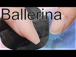 gelnagel ballerinaform auf schablone nagelformen 2 ballerinanagel feilen youtube nagelformen feilen nagel