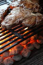 For charcoal, that is 2 to 3 coals thick for the high zone, and 1 layer of coals for medium. Home Heather Crane Photography Charcoal Grilled T Bone Steak Food How To Grill Steak Bbq Roast