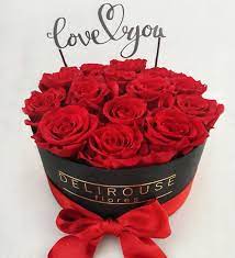 Celebrate your love this year with a perfect mother's day flower delivery. Buy Now The Preserved Flowers Say Love You With Red Roses