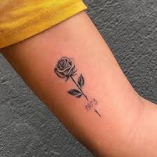 Symbolic Birth Year Tattoo Designs Tiny Tatts Official Pa Instagram Rose Year Of Birth Tag Someone Tattoos Cute Tattoos Sweet Tattoos
