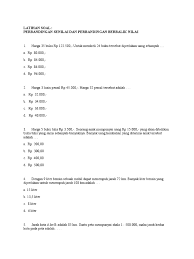Soal pkn kelas 9 semester 1 : Latihan Soal Perbandingan Senilai Berbalik Nilai