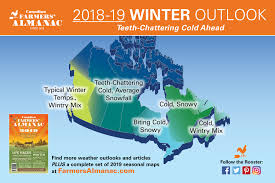 Farmers Almanacs 2019 Winter Weather Forecast For Canada