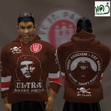 The football department is part of a larger sports club that also has departments in rugby (fc st. Second Life Marketplace St Pauli Ultra Hoodie Mesh Boxed