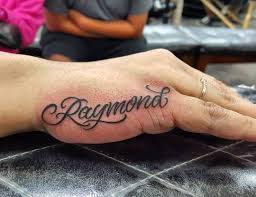 Many people have their names, sayings, or statements tattooed in cursive, which makes tattoos more personal and unique. Tattoo Ideas Cursive Tattoos Tattoos Name Tattoo On Hand