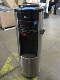 Glacier Bay 3 Or 5 Gallon Water Dispenser For Hot Cold And Room Temperature In Black And Stainless Steel Used Stock Picture For Reference Only Auction Auction Nation