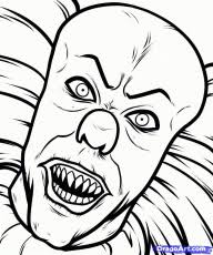 Feel free to print and color from the best 39+ scary clown coloring pages at getcolorings.com. Scary Clown Coloring Pages For Kids And For Adults Coloring Home