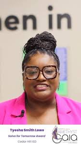 Thank you Tyesha Lowe-Smith! We salute you for your hard work and  dedication in educating our future leaders. We are looking forward to  celebrating you