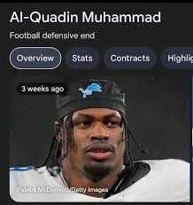 Al-Quadin Muhammad appreciation thread! : r/detroitlions