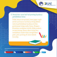 May 30, 2021 · untuk susunan materi ajar dan download contoh materi ajar serta cara menyusun materi ajar berbasis masalah pada ppg daljab 2021 / ppg daring silakan lihat contoh materi ajar berbasis masalah atau problem based learning. Enterprising Univ On Twitter Assalammualaikum Insan Uai Walaupun Sekarang Masih Kuliah Daring Tapi Harus Tetap Semangat Dan Jangan Malas Yaa Teman Teman Agar Kamu Bisa Mendapat Nilai Yang Memuaskan Berikut Ada