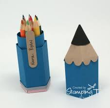 Mini Pencil Box Stampin Up Australia Independent Demonstrator Tanya Bell Sunshine Coast Pencil Boxes Paper Crafts Cards Stampin Up
