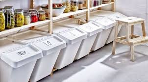 Sortera Recycling Bin With Lid White 10 Gallon Ikea In 2020 Apartment Essentials Kitchen Decor Apartment New Apartment Essentials
