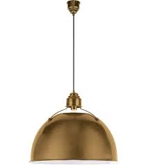 Thomas O Brien Eugene 1 Light 21 Inch Hand Rubbed Antique Brass Pendant Ceiling Light Ceiling Pendant Lights Brass Light Fixture Visual Comfort Lighting