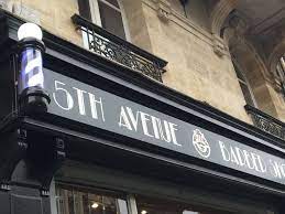 Enseigne Facade Salon 5th Avenue Barber Shop Bordeaux