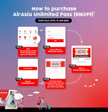 Air asia online, pasay city, philippines. Airasia Unlimited Pass Cuti Cuti Malaysia For Travel June 25 March 31 2021 Buy June 11 13 Loyaltylobby