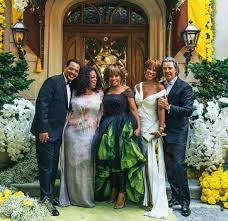 Want to know how i can make your wedding stress. Giorgio Armani Created Tina Turner Green Wedding Gown Italy Magazine