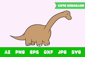 Jurassic park, jurassic park svg, jurassic park alphabet, jurassic park clipart, jurassic park logo, jurassic world, jurassic trip svg, jurassic family trip free original logo in english of jurassic park coloring and printable page. Dinosaur Brachiosaurus Cute Design Graphic By Custodestudio Creative Fabrica