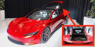 First Look At Tesla Next Gen Roadster Trunk Tesla Roadster