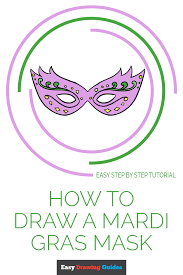 Animal mask templates for preschool make it simpler for teachers to make kids understand the realities of the world around them, and even the kids get a tangible representation of how different animals look.animal face printable templates ensure that you have all the flexibility needed to use different kinds of animal faces in arts and crafts. How To Draw A Mardi Gras Mask Easy Step By Step Drawing Tutorial