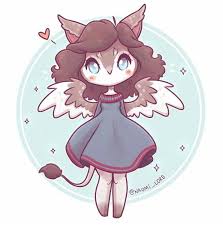 Griffin Like Girl Cute Animal Drawings Kawaii Cute Kawaii Drawings Cute Art