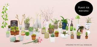 Mio Sims Updated Plants Sims 4 Downloads Sims 4 Cc Furniture Sims 4 Pets Sims