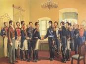 Resultado de imagen para BOLIVAR Y MORILLO DOS MASONES EN SANTA ANA