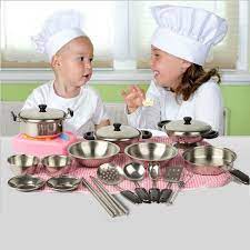 Bakehouse stainless steel slotted turner. Funny 20pcs Stainless Steel Kitchen Cookware Toys In 2021 Cooking Toys Toy Kitchen Set Toy Kitchen Utensils