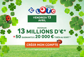 Grille super loto vendredi 13. Super Loto Du Vendredi 13 Avril 2018 Comment Jouer Horaire Du Tirage